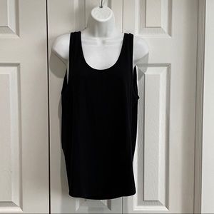 Just Live Open Back Black Tank M